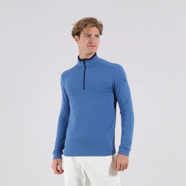 Áo Golf nam cao cổ Chervo Toker 66121 - Blue 599