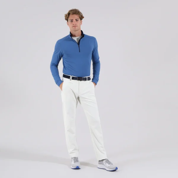 Áo Golf nam cao cổ Chervo Toker 66121 - Blue 599