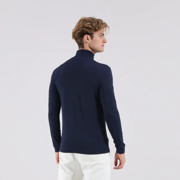 Áo Golf nam cao cổ Chervo Toker 66121 - Blue 599