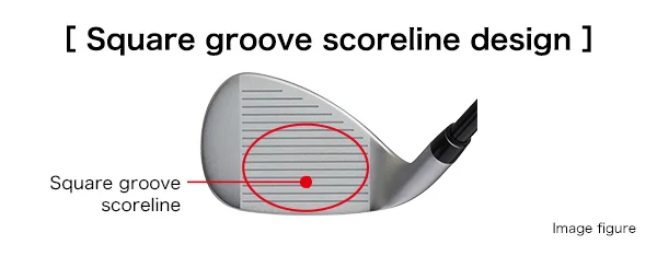 Square groove scoreline design