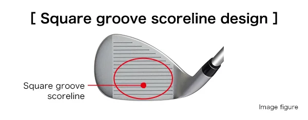 Square groove scoreline desisgn