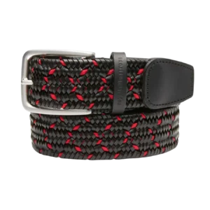 Thắt lưng Golf nam Albartross Camden – Black/Red