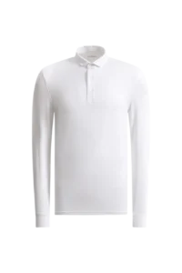 Áo Polo Golf nam dài tay Chervo Adalberto 66555 – White 100