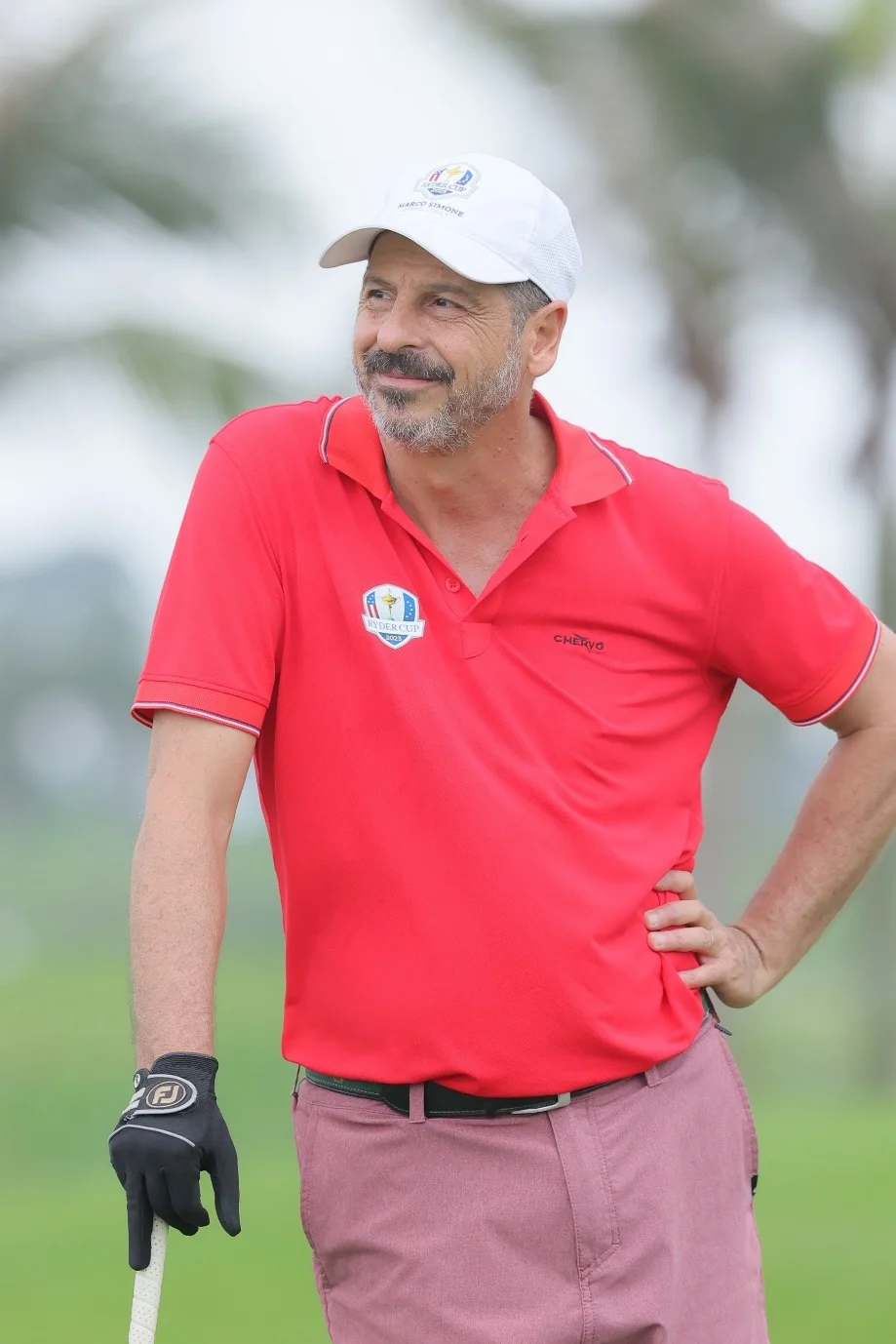 Ông Paolo Pettini, Tham tán thương mại của Italia tại Việt Nam tham dự giải đấu