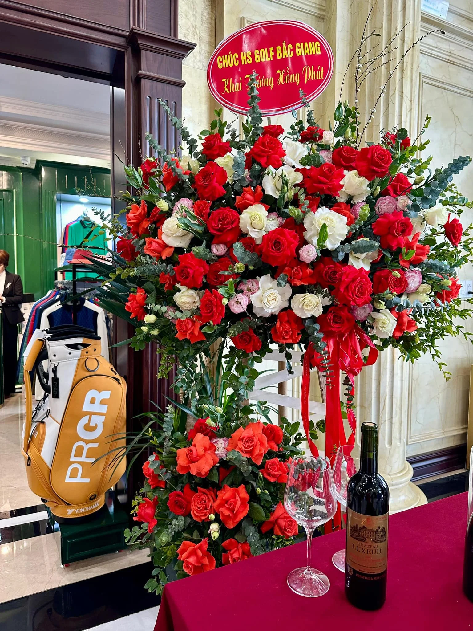 chuc mung khai truong hs golf bac giang