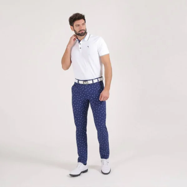 Quần dài Golf nam Chervo Seletto 64960 - Blue 010E
