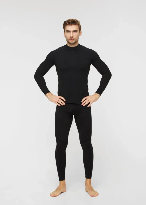 Quần giữ nhiệt nam Chervo Seth 64681 - Black 999