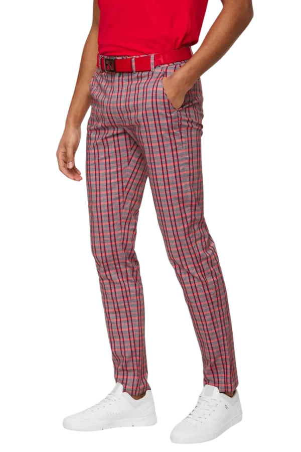 Quần dài Golf nam Chervo Stelo 64951 - Caro Red 10H