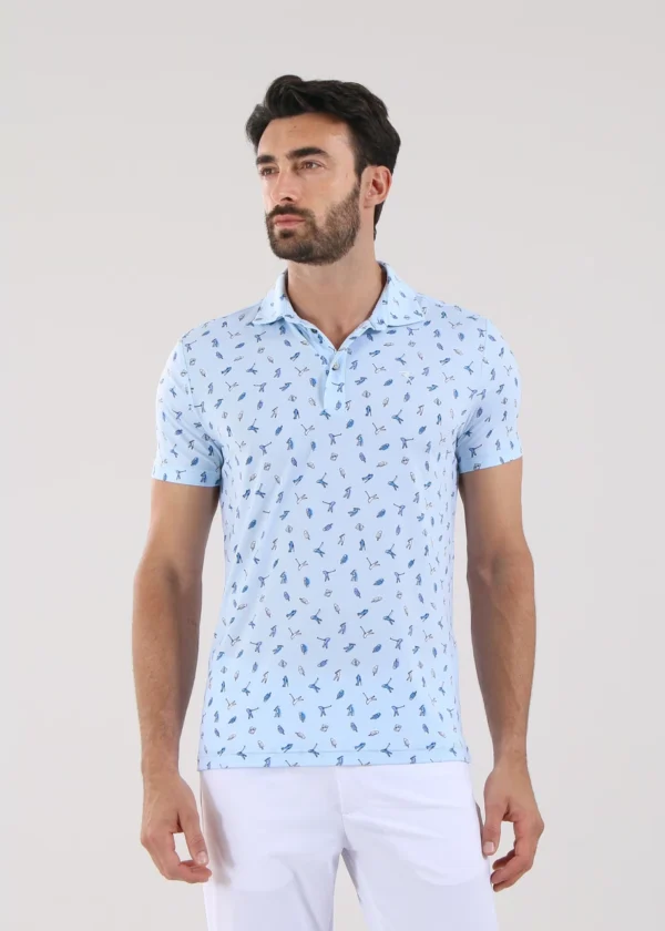 Áo Polo Golf nam Chervo Albergo A1166 - White 071A