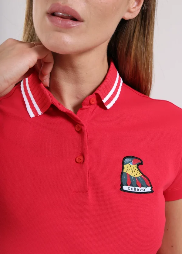 Áo Polo Golf nữ Chervo Avventura A1181 - Red 844