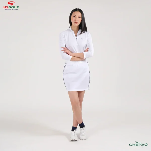 Chân váy Golf Chervo Janna 64932 - White 100