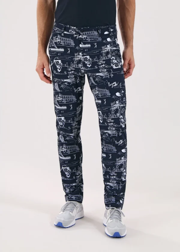 Quần dài Golf nam Chervo Sereno S0882 - Blue 174E