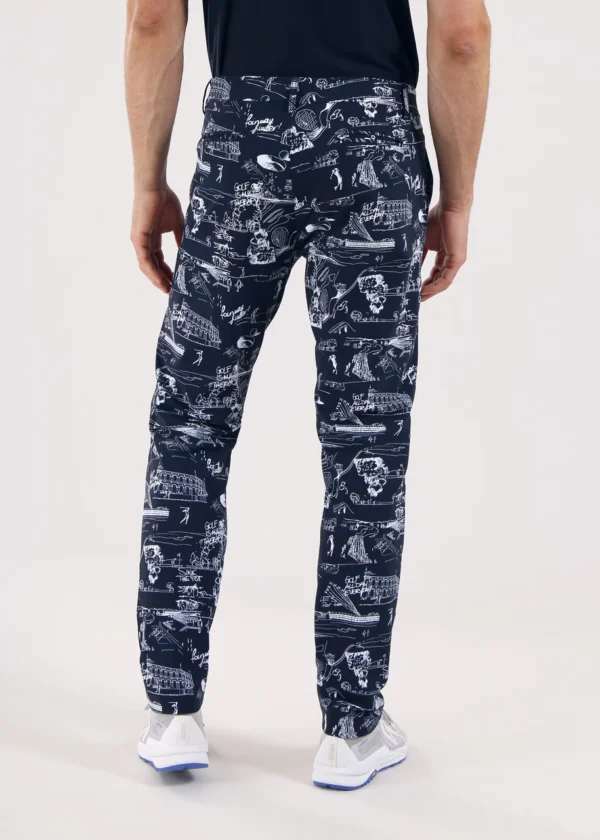 Quần dài Golf nam Chervo Sereno S0882 - Blue 174E