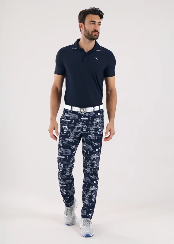 Quần dài Golf nam Chervo Sereno S0882 - Blue 174E