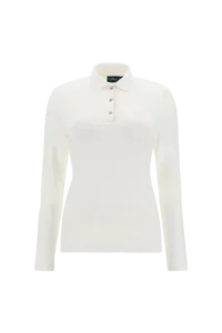 Áo Polo Golf nữ dài tay Chervo Afraid 63907 – White 130
