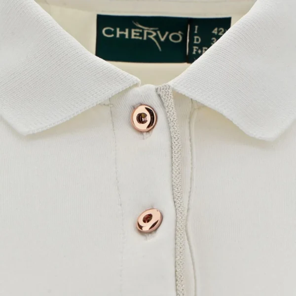 Áo Polo Golf nữ dài tay Chervo Afraid 63907 - Dark Red 793