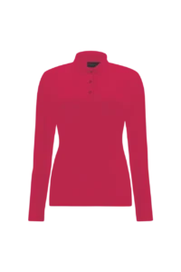 Áo Polo Golf nữ dài tay Chervo Afraid 63907 – Dark Red 793