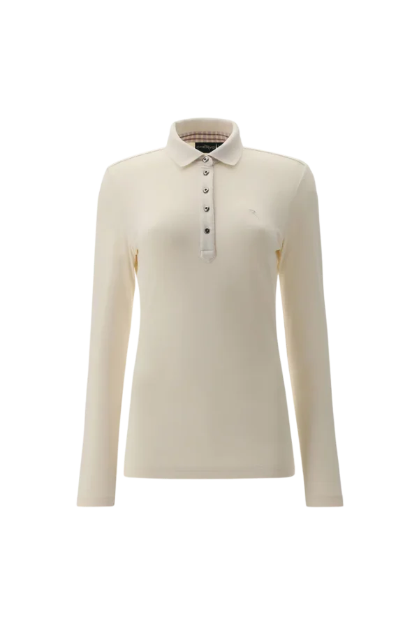 Áo Polo Golf nữ dài tay Chervo Alca 64610 - Black 999