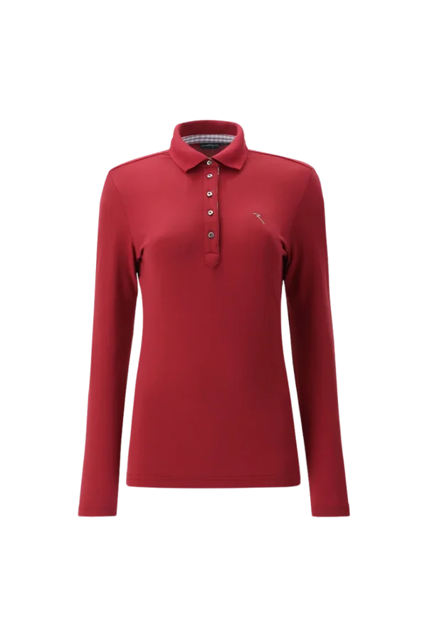 Áo Polo Golf nữ dài tay Chervo Alca 64610 - Black 999