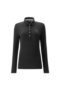 Áo Polo Golf nữ dài tay Chervo Alca 64610 – Black 999