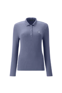 Áo Polo Golf nữ dài tay Chervo Aleika 65138 – Blue 576