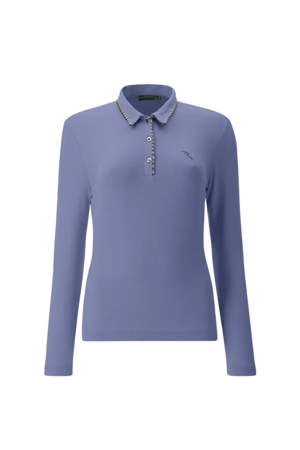Áo Polo Golf nữ dài tay Chervo Amira 65140 - Pink 789