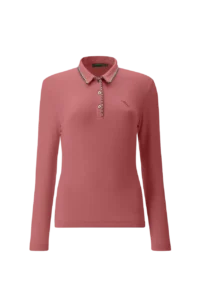 Áo Polo Golf nữ dài tay Chervo Amira 65140 – Pink 789