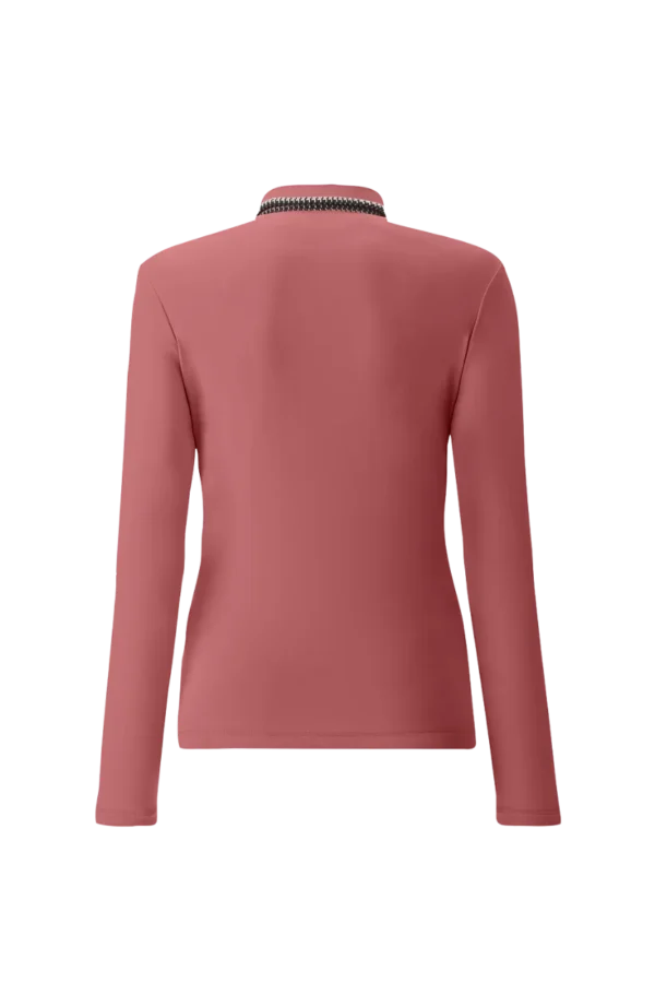 Áo Polo Golf nữ dài tay Chervo Amira 65140 - Pink 789