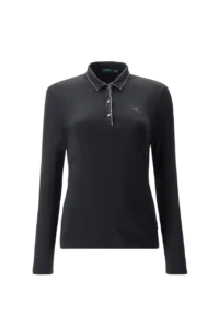 Áo Polo Golf nữ dài tay Chervo Amira 65140 – Black 999