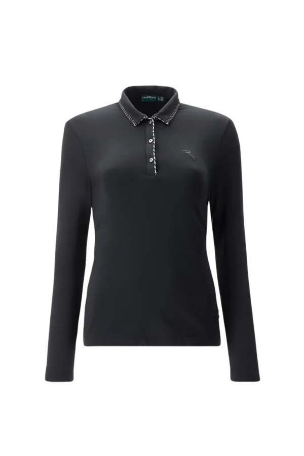 Áo Polo Golf nữ dài tay Chervo Amira 65140 - Pink 789