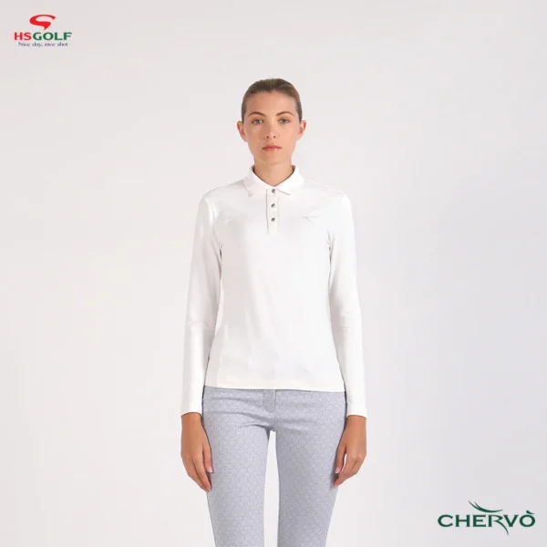 Áo Polo Golf nữ dài tay Chervo Arsia 64622 - Pink 788
