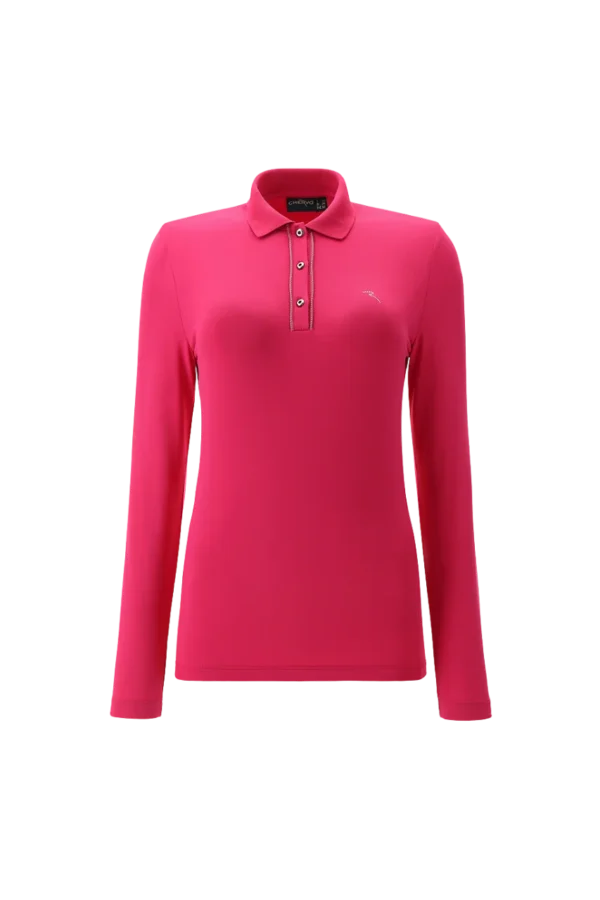 Áo Polo Golf nữ dài tay Chervo Arsia 64622 - Pink 788