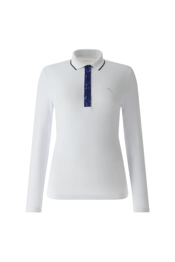 Áo Polo Golf nữ dài tay Chervo Attraente 64721 - Green 612