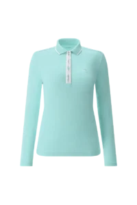 Áo Polo Golf nữ dài tay Chervo Attraente 64721 – Green 612