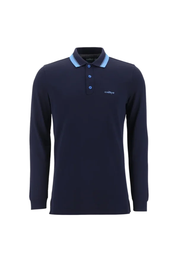Áo Polo Golf nam dài tay Chervo Auge 63891 - Yellow 212