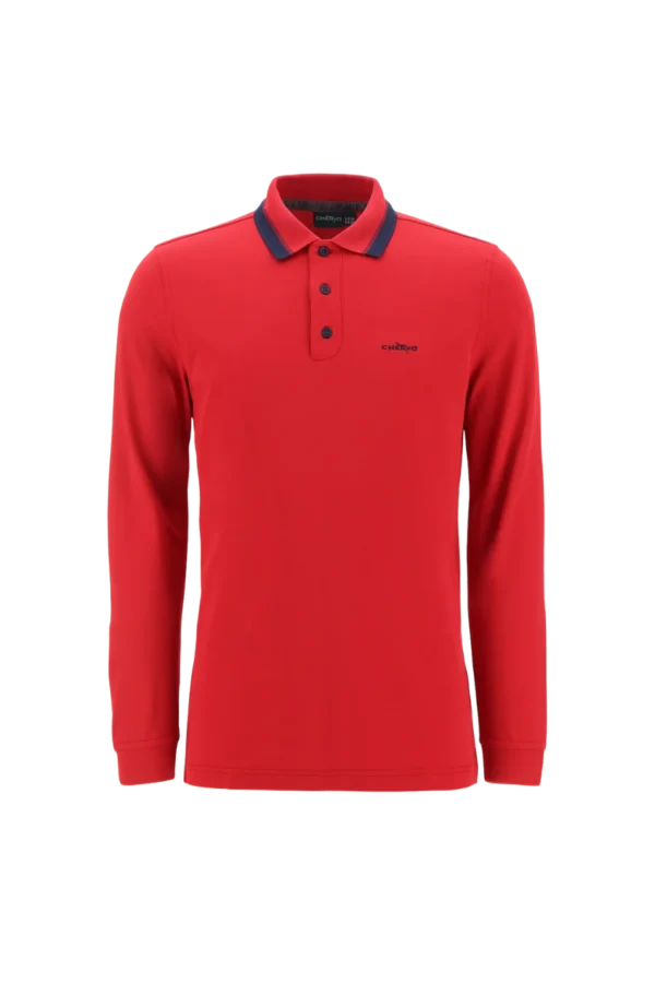 Áo Polo Golf nam dài tay Chervo Auge 63891 - Yellow 212