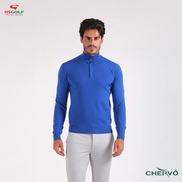 Áo len Golf nam Chervo Neopolo 64764 - Blue 588