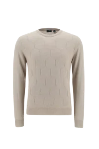 Áo len Golf nam Chervo Number 64105 – Khaki 914
