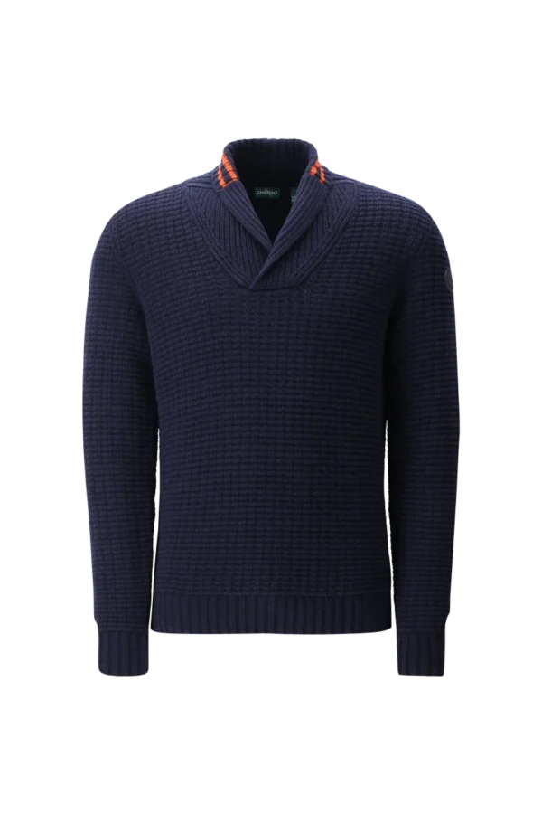 Áo len Golf nam Chervo Nunez 66316 - Smoke Grey 960