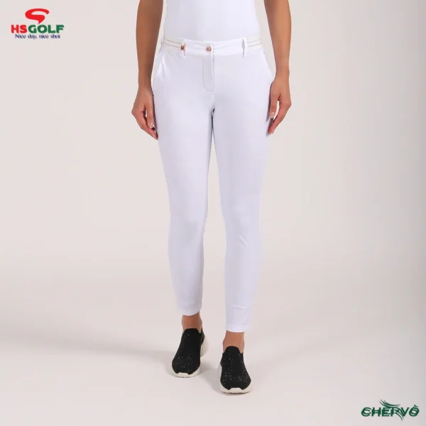 Quần dài Golf nữ Chervo Sabaudia 64343 - White 100