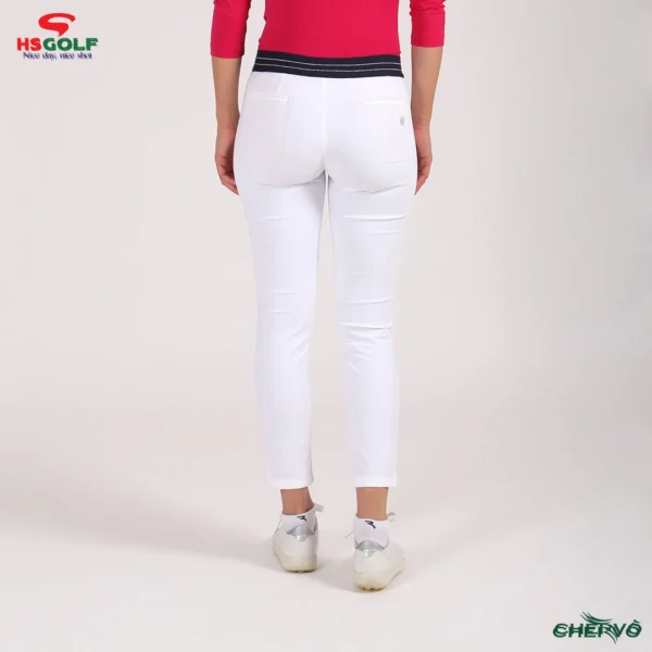 Quần dài Golf nữ Chervo Salone 64351 - White 100