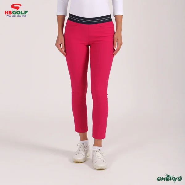 Quần dài Golf nữ Chervo Salone 64351 - White 100