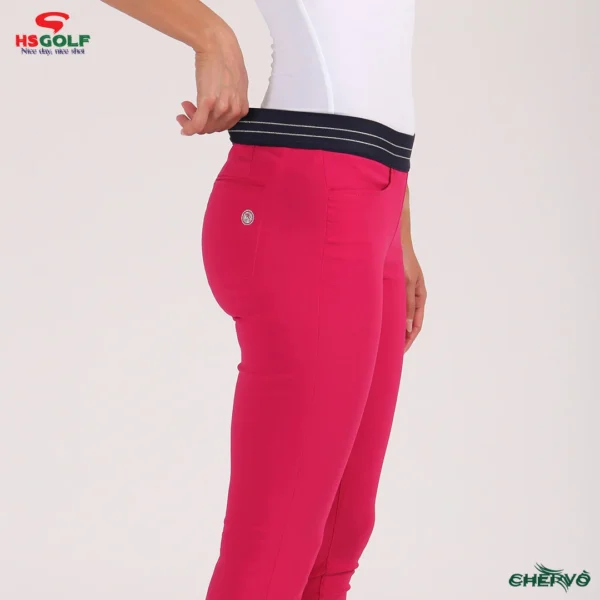 Quần dài Golf nữ Chervo Salone 64351 - White 100