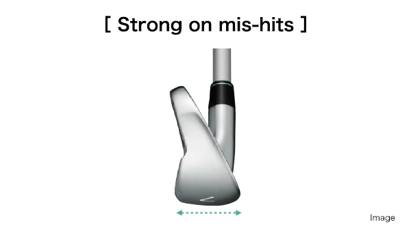 Strong on mis-hits