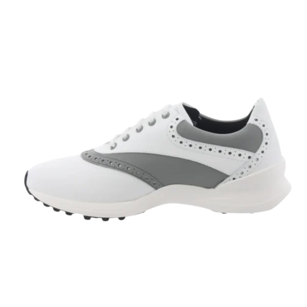 Giày Golf nam Lottusse T2379 | Gommato Blanco Grey - White