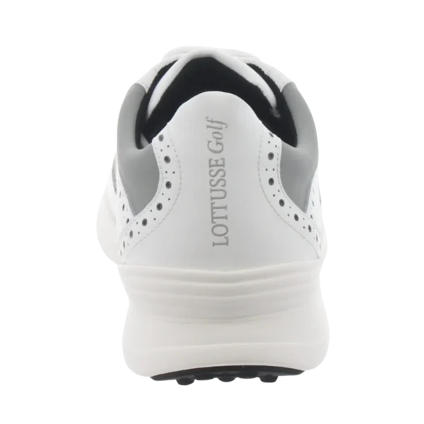 Giày Golf nam Lottusse T2379 | Gommato Blanco Grey - White