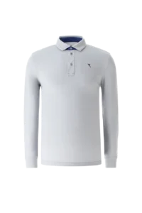 Áo Polo Golf nam dài tay Chervo Amerigo 64718 – Grey 36L