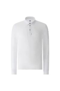 Áo Polo Golf nam dài tay Chervo Antico 64881 – White 100