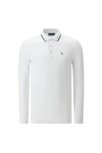 Áo Polo Golf nam dài tay Chervo Arcibaldo 65107 – White 105