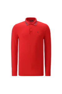 Áo Polo Golf nam dài tay Chervo Arcibaldo 65107 – Red 834